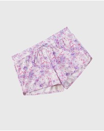 Aqua Blu Kids - Cherry Blossom Lycra Boardshorts - Kids