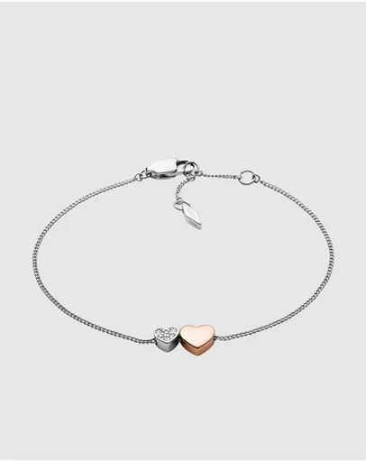 Fossil - Vintage Motifs Silver-Tone Bracelet JF03095998