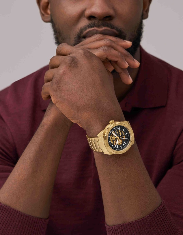 Fossil - Bronson Gold Tone Analogue Watch