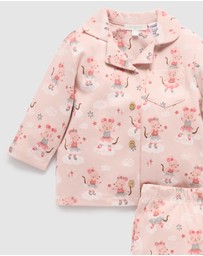 Purebaby - Thick Button Up Pyjama Set -Kids-Babies