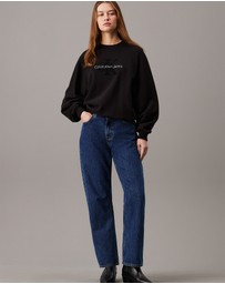 Calvin Klein Jeans - Relaxed Chenille Monogram Sweatshirt