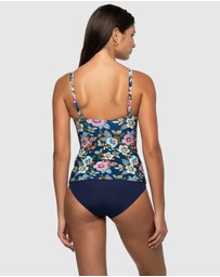 Nip Tuck Swim - Garden Gate Joanne Multifit Ruched Front Tankini Top