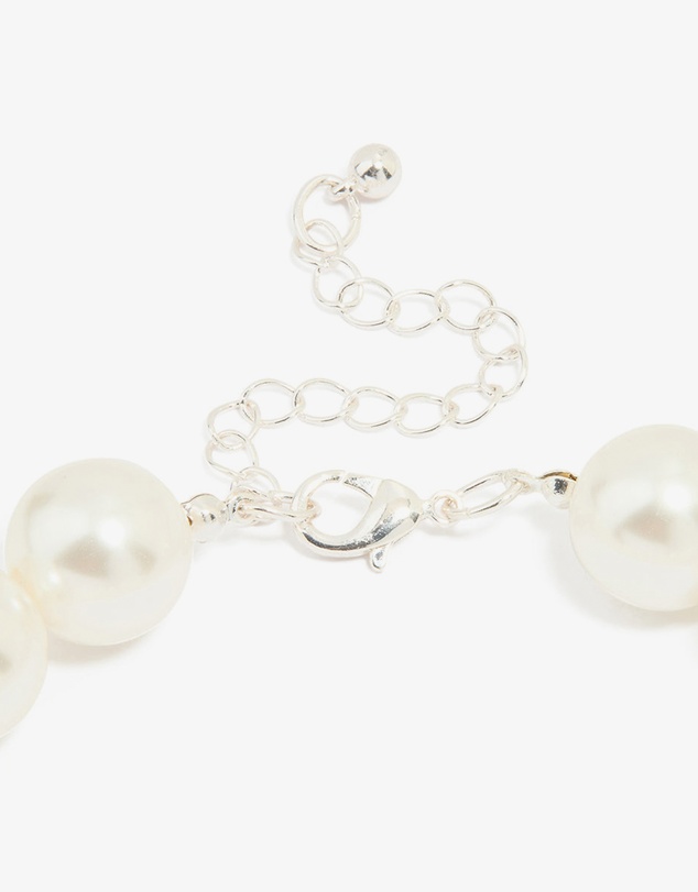 Lovisa - Silver Pearl Necklace