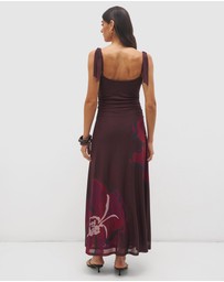 MON RENN - Lima Cowl Neck Dress