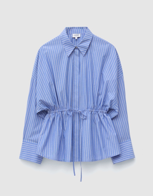 & Other Stories - Cotton Poplin Drawstring Shirt