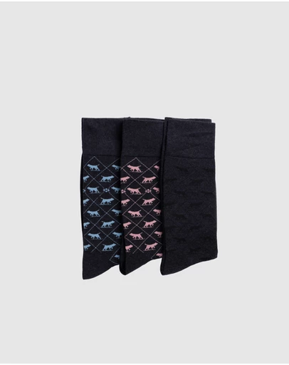 Rodd & Gunn - Argyle Street 3 Pack Socks