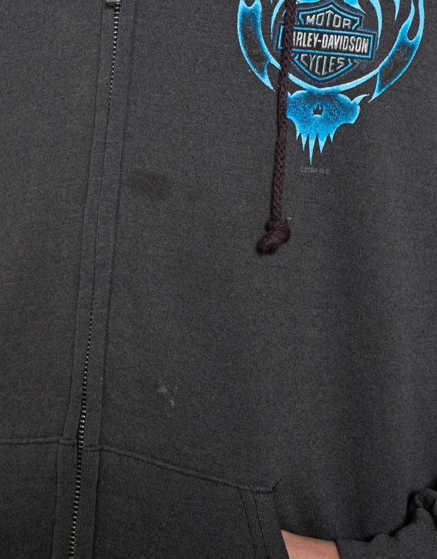 Vintage by The Real Deal - Pre Loved - Vintage Harley Davidson Hooded Sweatshirt
