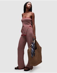 TOPSHOP - Knitted Stripe Bandeau Co-ord