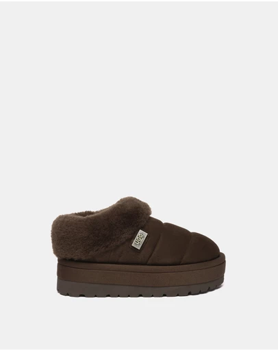 EVERAU - EverAU Ugg Ulrika Platform Sheepskin Upper House Shoes