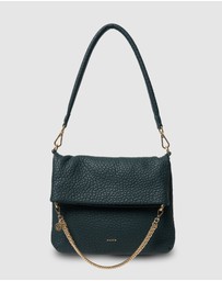 SABEN - Daria Shoulder Bag Hunter Green Bubble