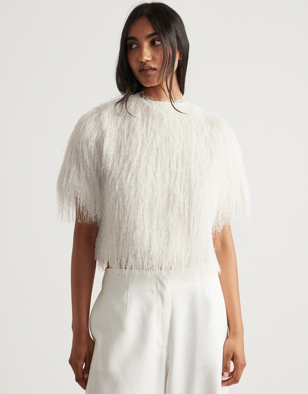 Decjuba - Kenzie Fluffy Lurex Cardigan