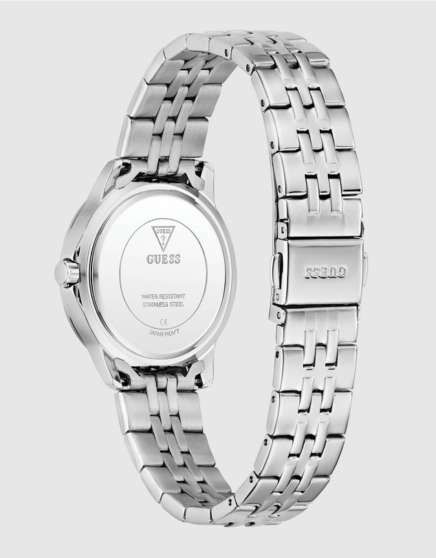 GUESS - GUESS Ladies Silver-Tone Analogue Watch