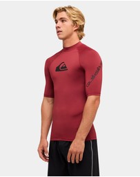 Quiksilver - Mens All Time Short Sleeve Rash Vest