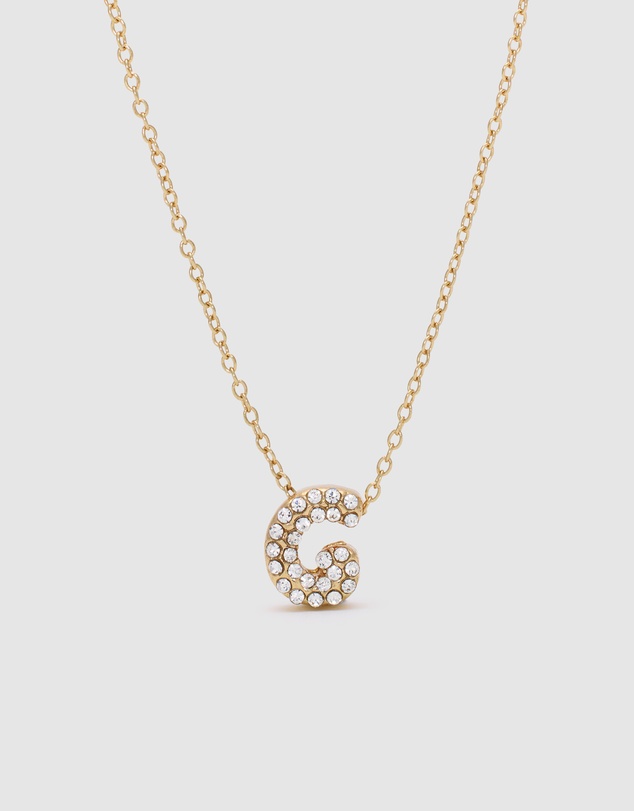 Seed Heritage - Initial Jewel Bubble Necklace