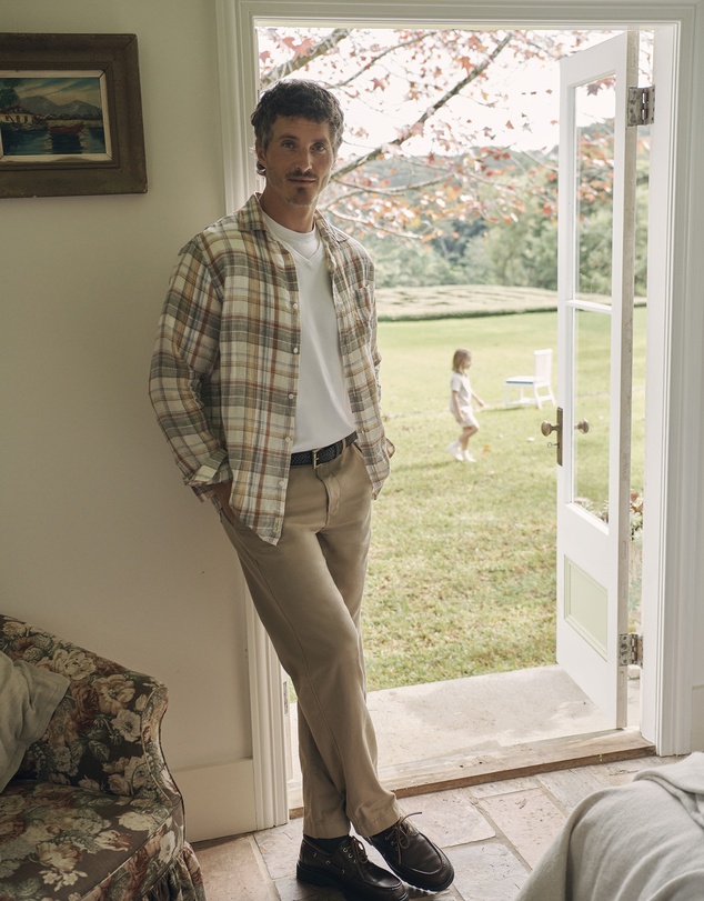 Country Road - Regular Fit Linen Check Shirt