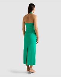 Forever New - Esmee U-Neck Stretch Linen Midi Dress