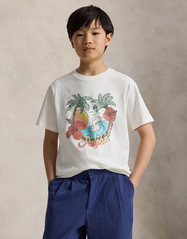 Polo Ralph Lauren - Cotton Jersey Graphic Tee - Teens