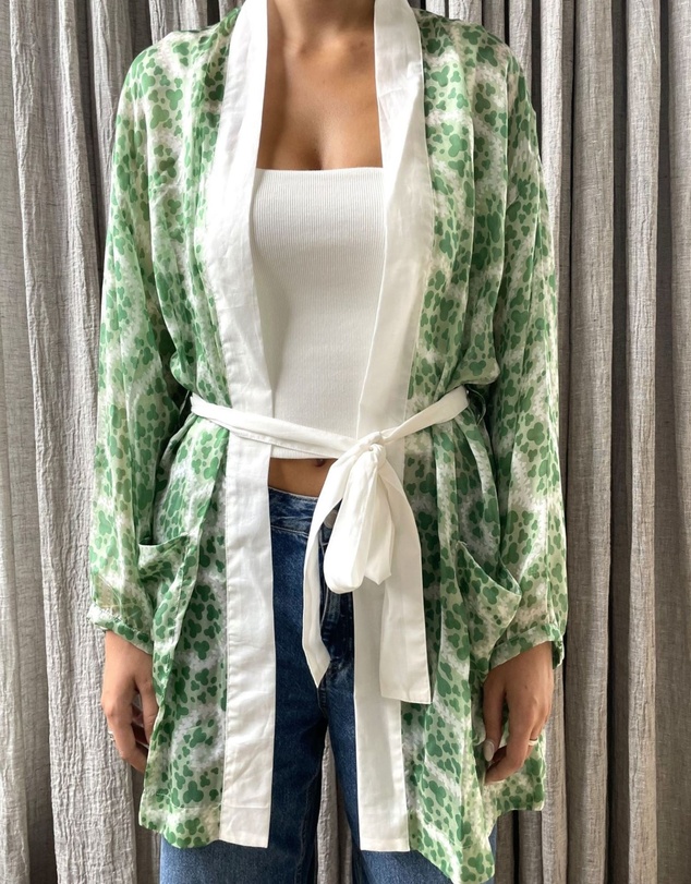 SILK MAGNOLIA - Silk Kimono