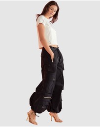 Cynthia Rowley - NYLON CARGO PANTS