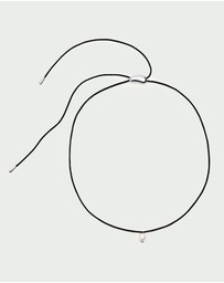 PDPAOLA - Pearl Orion Cord Silver Necklace