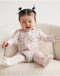 Kynd Baby - Day or Night Onesie in Lilac Daisy