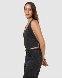 Thrills - Night Shift Denim Top