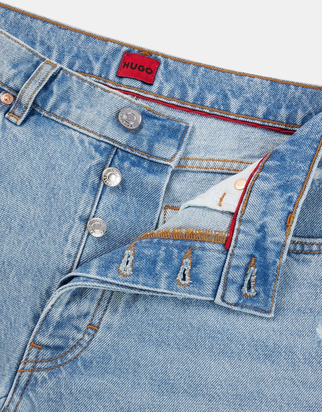HUGO - Regular Fit Denim Shorts
