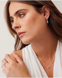 Najo - Heavenly Turquoise Silver Earring