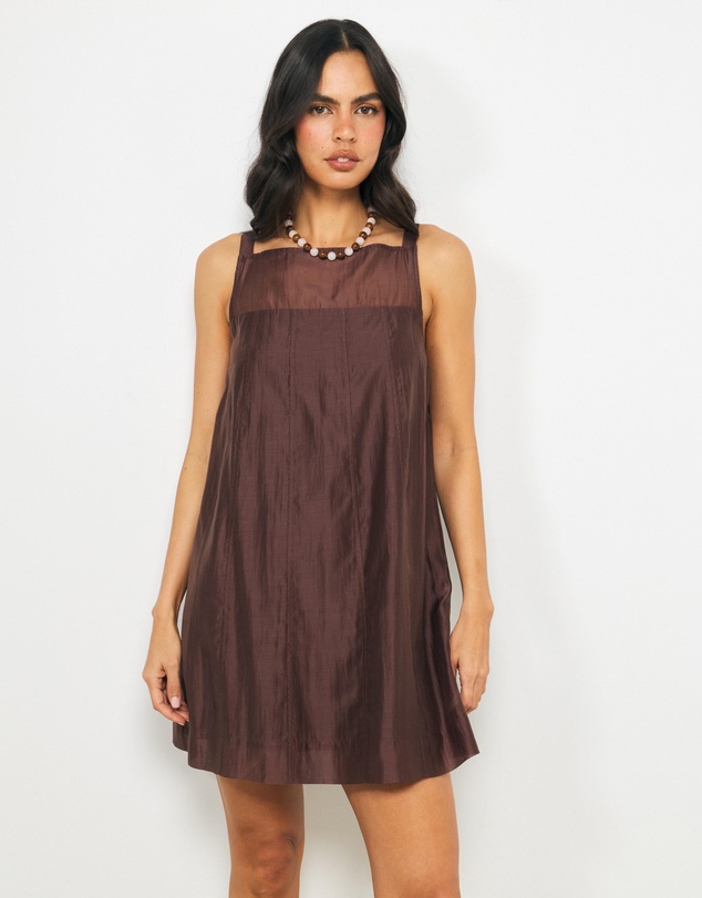 AERE - Aven Panelled Mini Dress
