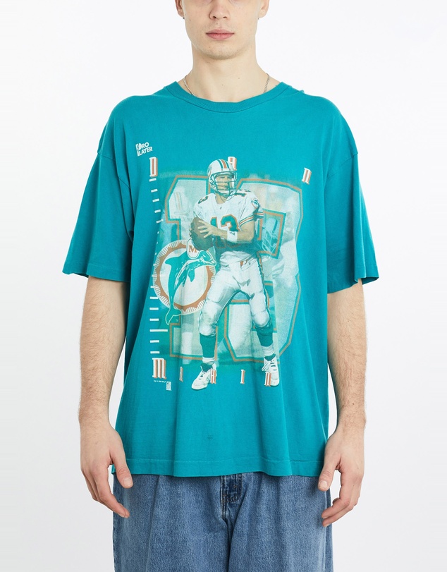 Vintage by The Real Deal - Pre Loved - Vintage 1996 NFL Miami Dolphins 'Dan Marino' Tee