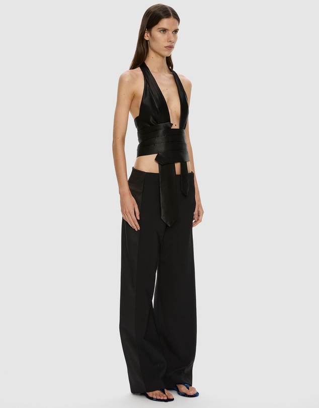 Christopher Esber - Reyer Satin Tie Top