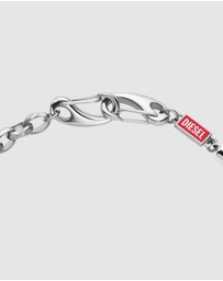 Diesel - Diesel Font Silver Necklace