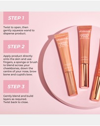 MCoBeauty - Highlight & Glow Beauty Wand - Peach Glow