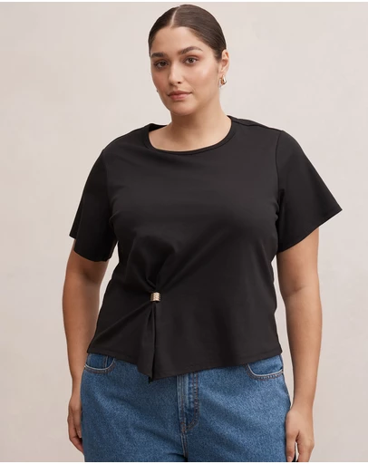 Forever New Curve - Lani Curve Hardware Detail T-shirt