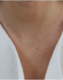 Luna Rae - Solid Gold - Lumi Diamond Necklace