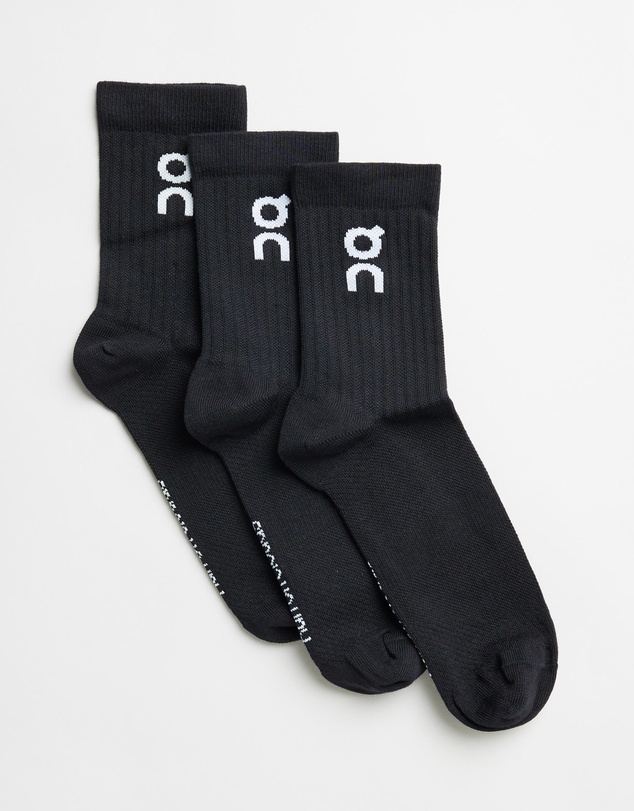 On - 3-Pack Logo High Socks