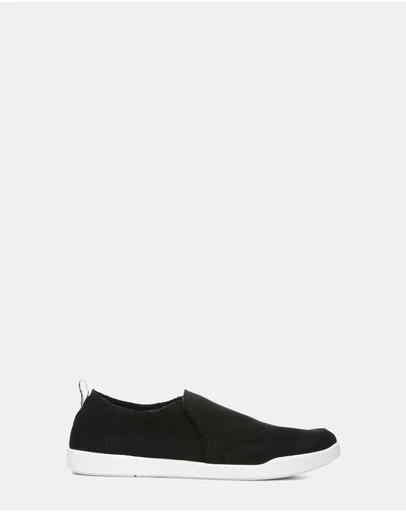Vionic - Malibu Slip-On Sneaker - Black Canvas