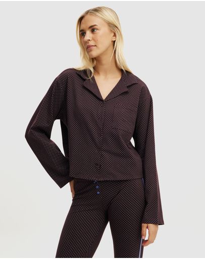 Mini Polka Dot Chocolate Plum