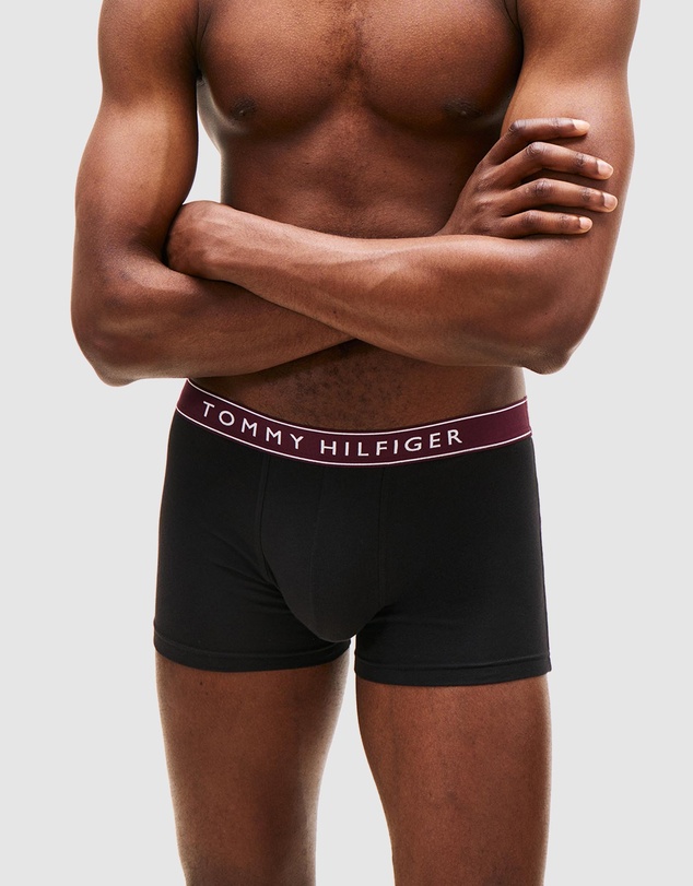 Tommy Hilfiger - 3-Pack Everyday Essentials Waistband Trunks