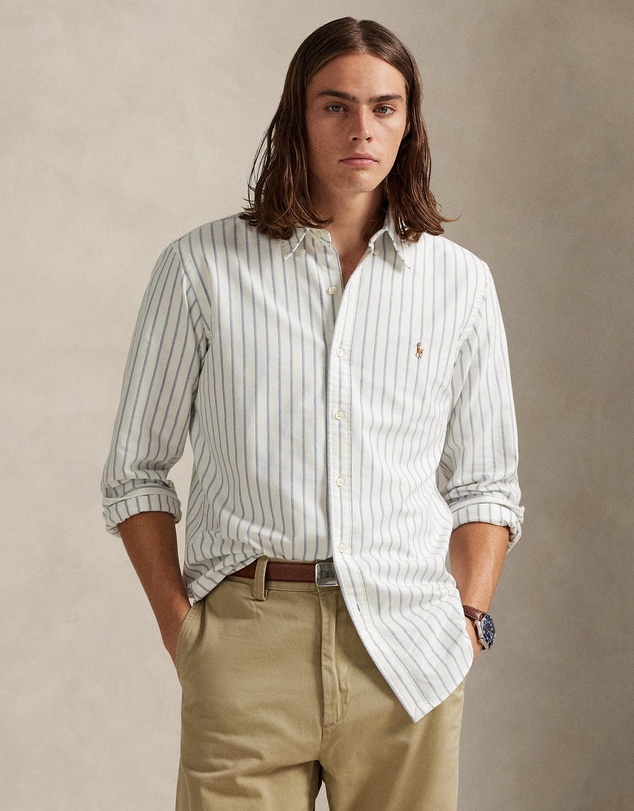 Polo Ralph Lauren - ICONIC EXCLUSIVE - Custom Fit Striped Oxford Shirt