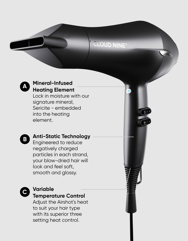 CLOUD NINE - Airshot Hairdryer Starlight Collection