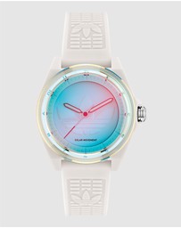 adidas Originals - Project Four Solar White Resin Watch