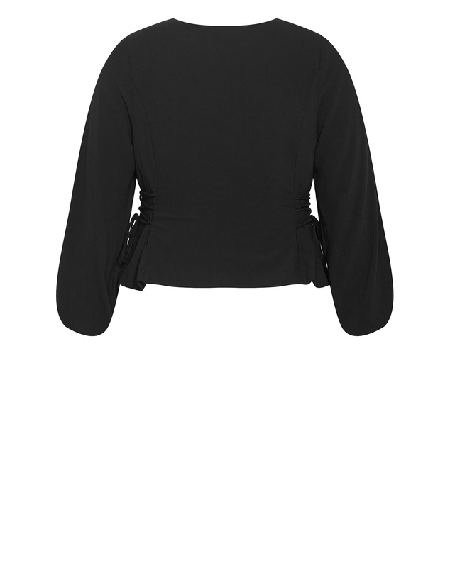 City Chic - After Dark V Neck Top