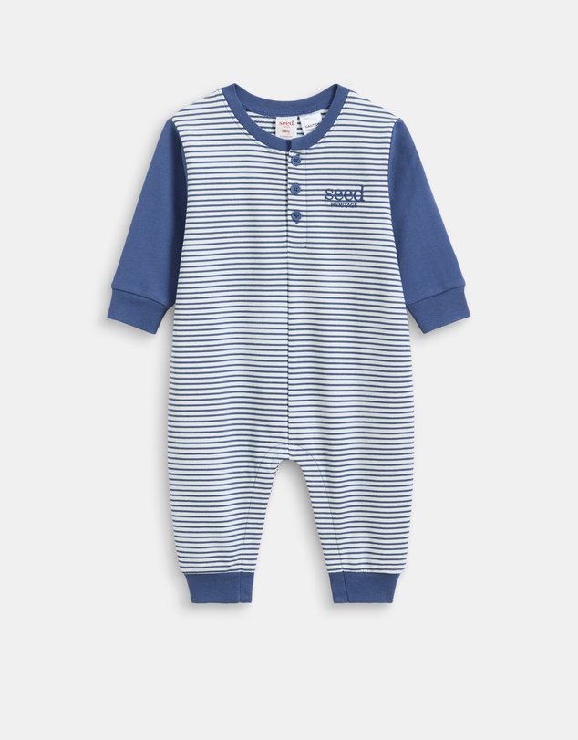 Seed Heritage - Logo Stripe Jumpsuit