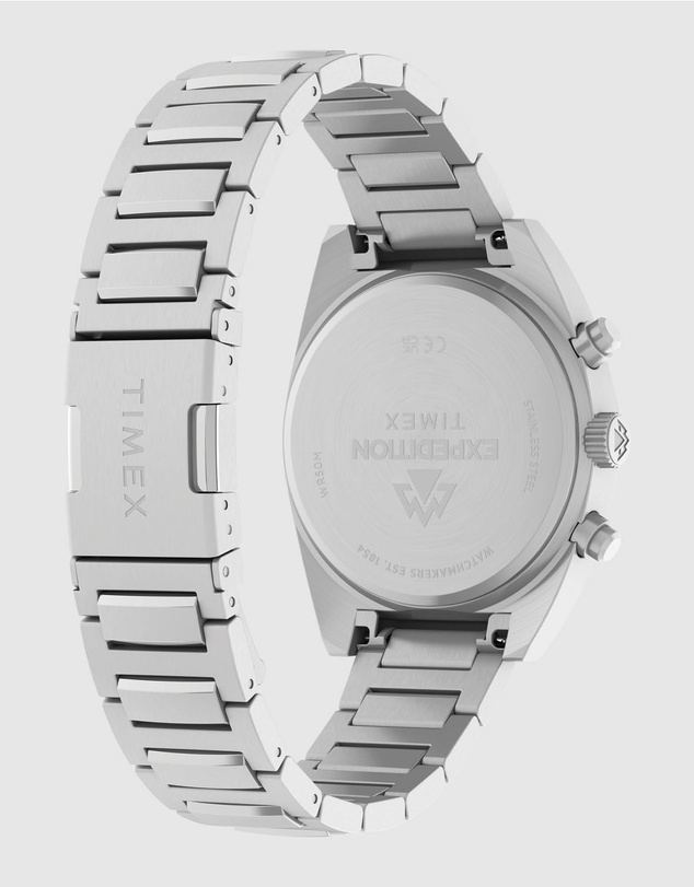 TIMEX - Expedition® Capstone Chronograph 41mm Stainless Steel Bracelet Watch