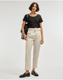 Amelius - Azure Linen Pant