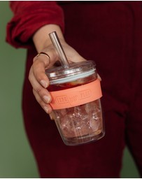 KeepCup - Longplay Cold Cup 12oz Reusable Coffee Cup with Boba Straw Lid