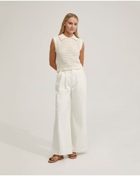 Oxford - Tory Cotton Knitted Vest
