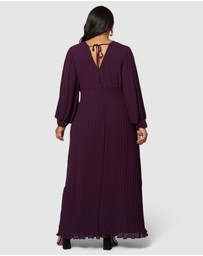 Pink Dusk by Curve Project - Secret Rendezvous Maxi Dress
