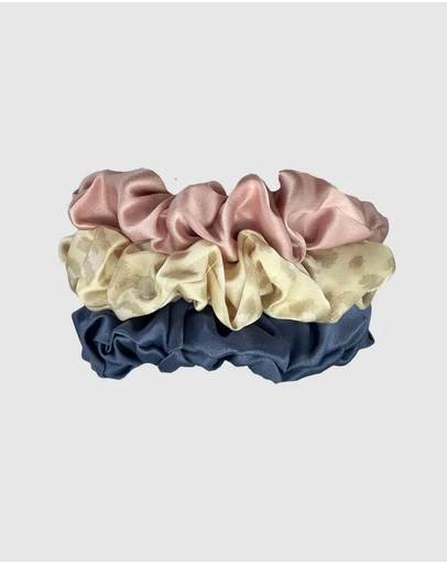 SILK MAGNOLIA - Pure Silk Scrunchie